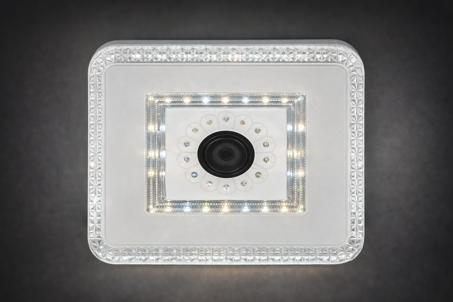 Plafonnier LED Design Effet Cristal – Éclairage Moderne